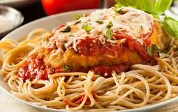 Chicken Parmesan with Spaghetti